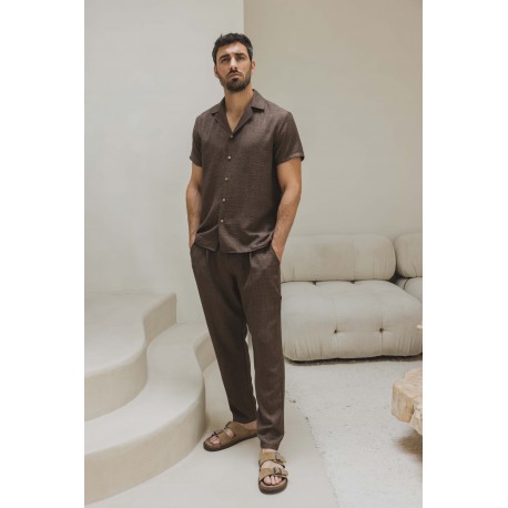 FRILIVIN - Set Shirt + Pants Brown