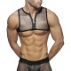 Addicted - AD PARTY ZIP HARNESS Black