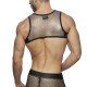 Addicted - AD PARTY ZIP HARNESS Black