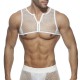 Addicted - AD PARTY ZIP HARNESS White