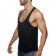 Addicted - Basic Gym Tank Top Black + Aubergine