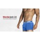 Aussiebum - WonderJock Trunk 2.0 White + Blue + Black