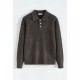 FRILIVIN - Polo longues manches marron