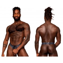CandyMan - Male Power S-naked Power Sock Color Black-Blue