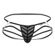 CandyMan - Mesh Jock Thongs Color Black