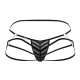 CandyMan - Mesh Jock Thongs Color Black