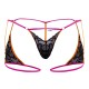 CandyMan - Garter Thongs Color Neon-Black