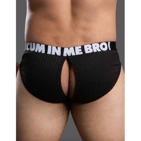 Andrew Christian - SLUT Capsule Cum Brief w/ ALMOST NAKED® - Black
