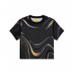 Supawear - Printed Pride Crop T-Shirt Black