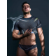 Supawear - Printed Pride Crop T-Shirt Black
