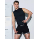 Supawear - Gym2Street Zip-up Vest Black