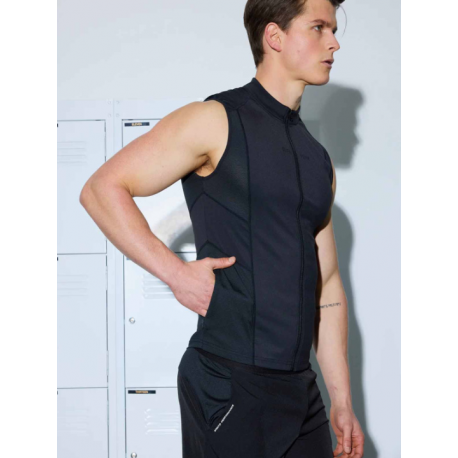 Supawear - Gym2Street Zip-up Vest Black