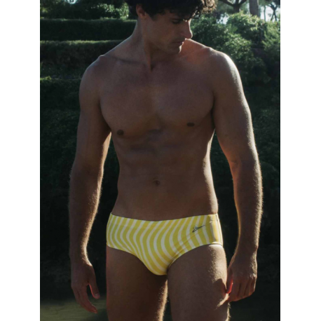 2Eros - V40 Printed Swim Briefs Sunga Dolce Yellow