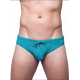 2Eros - V10 Textured Swim Brief Signet Ripple Green