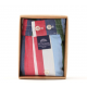 Mc Alson - M5226 Stripes light blue, red & green