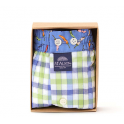 Mc Alson - M5129 Tartan navy & green