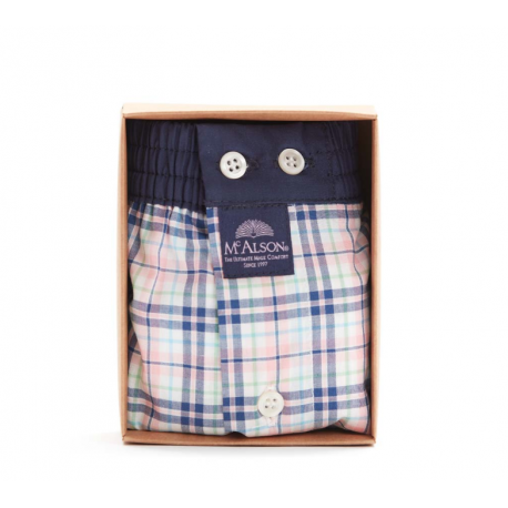 Mc Alson - M4929 Checkered multicolour light pink