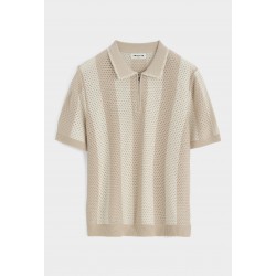 Frilivin - Polo Mesh Pétrol + Beige