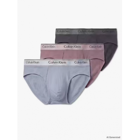 Calvin Klein - Icon Cotton Stretch Metallic Briefs 3Pack