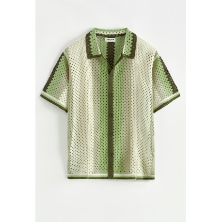Frilivin - Chemise Blue + Green