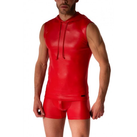 Manstore - M510 Hoodie Tank Tabasco