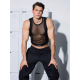 Supawear - Mesh Monotone Crop Tank Black