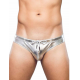2Eros - Metalux Swim Brief V30 Swimwear Silver
