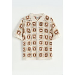 FRILIVIN - CHEMISE Beige/Maron