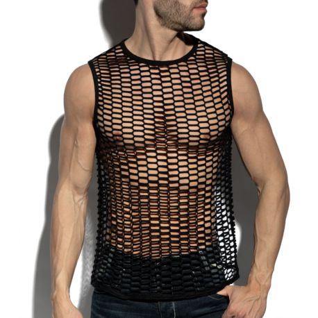 ES Collection - Fishing Line Tank Top Black