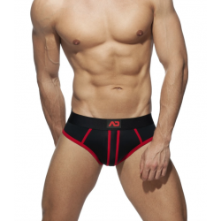 Addicted - Stripe Fetish Brief Red
