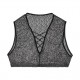 WOH - Crop Top - Night Universe Silver Grey