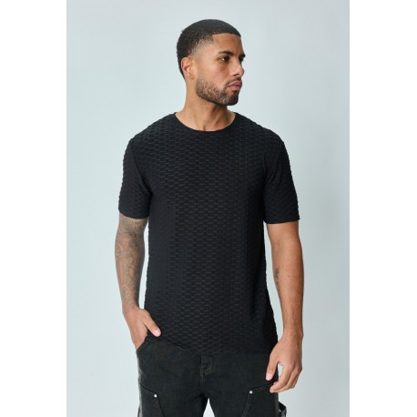 FRILIVIN - T-shirt Black Relief