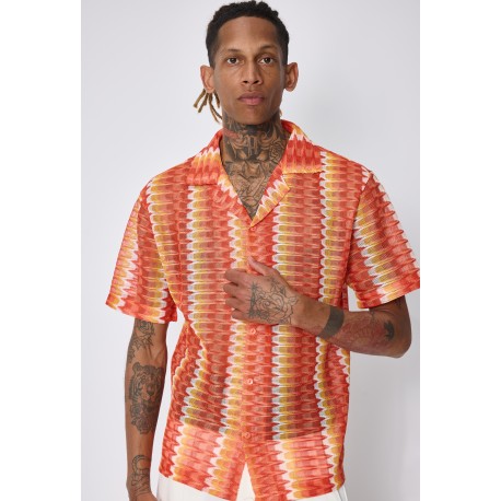 FRILIVIN - Chemise Orange/Jaune
