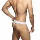 Addicted - ESSENTIAL BASIC THONG White + Navy + Black