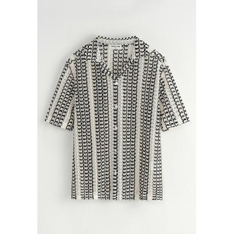 FRILIVIN - Chemise à rayures Black&White