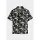 FRILIVIN - Chemise Noir + Broderies