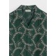 FRILIVIN - Chemise verte avec Broderies