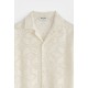 FRILIVIN - Chemise perforée Blanc cassé