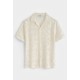 FRILIVIN - Chemise perforée Blanc cassé
