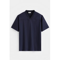 FRILIVIN - Football Shirt Black + Navy + White