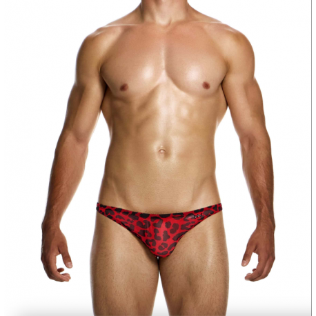 Modus Vivendi - Leopard Low Cut Brief Red