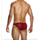 Modus Vivendi - Leopard Low Cut Brief Red