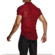 Modus Vivendi - Leopard Mesh Shirt Red