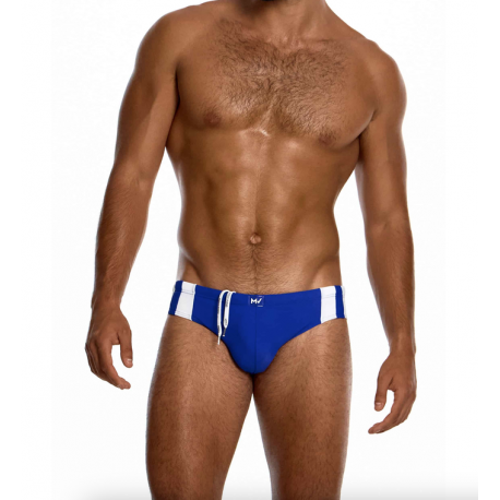 Modus Vivendi - Swimwear Water Sports Classic Briefs Red + Blue + Dark Skin