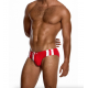 Modus Vivendi - Swimwear Water Sports Classic Briefs Red + Blue + Dark Skin