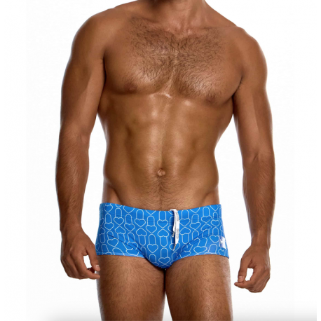 Modus Vivendi - Swimwear X Heart Brazil Cut Boxers Blue