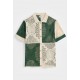 FRILIVIN - Tricot Beige/Vert