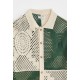 FRILIVIN - Tricot Beige/Vert