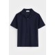 FRILIVIN - Chemise Bleu marine ajourée