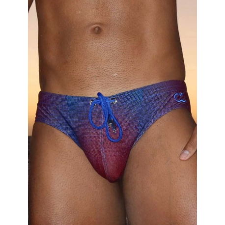 2eros - V10 Printed Swim Brief Pixelpop